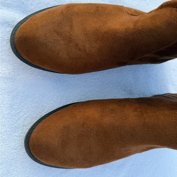 New Ashley Stewart Brown Over the Knee Boots - Picture 2 of 9